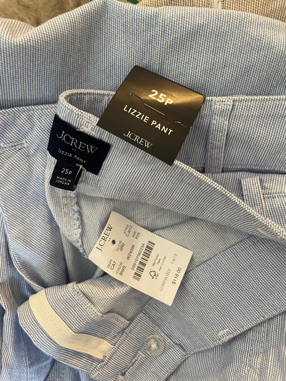 J. Crew Light Blue Lizzie Pant - Picture 6 of 9